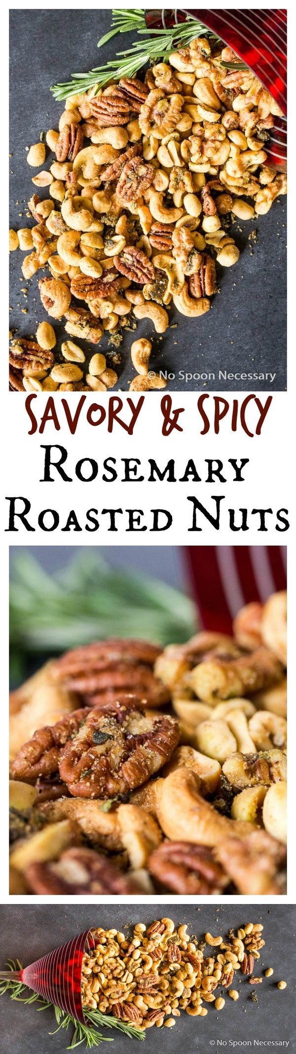 Savory & Spicy Rosemary Roasted Mixed Nuts