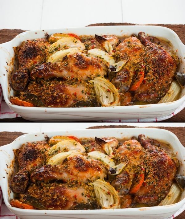 Savory Citrus and Herb Roasted Chicken