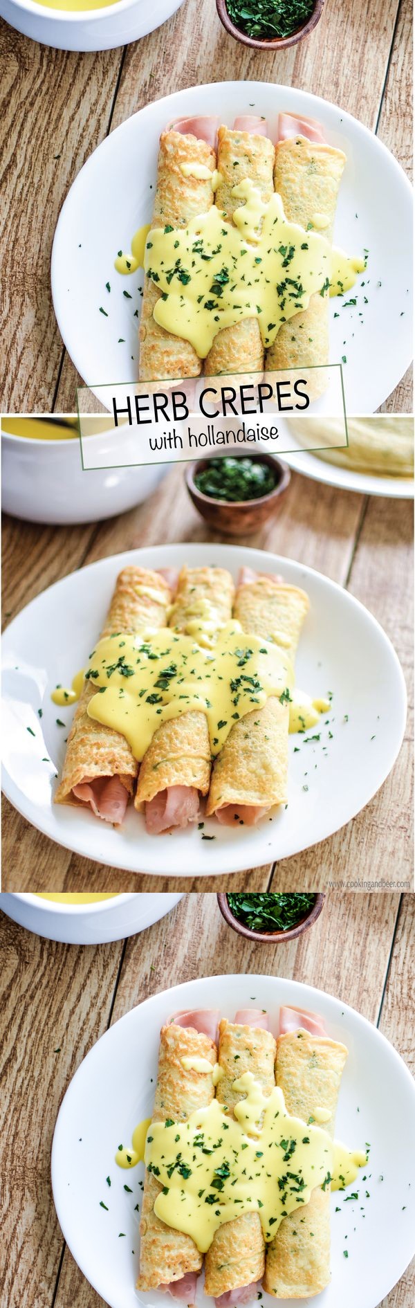 Savory Herb Crepes with Hollandaise