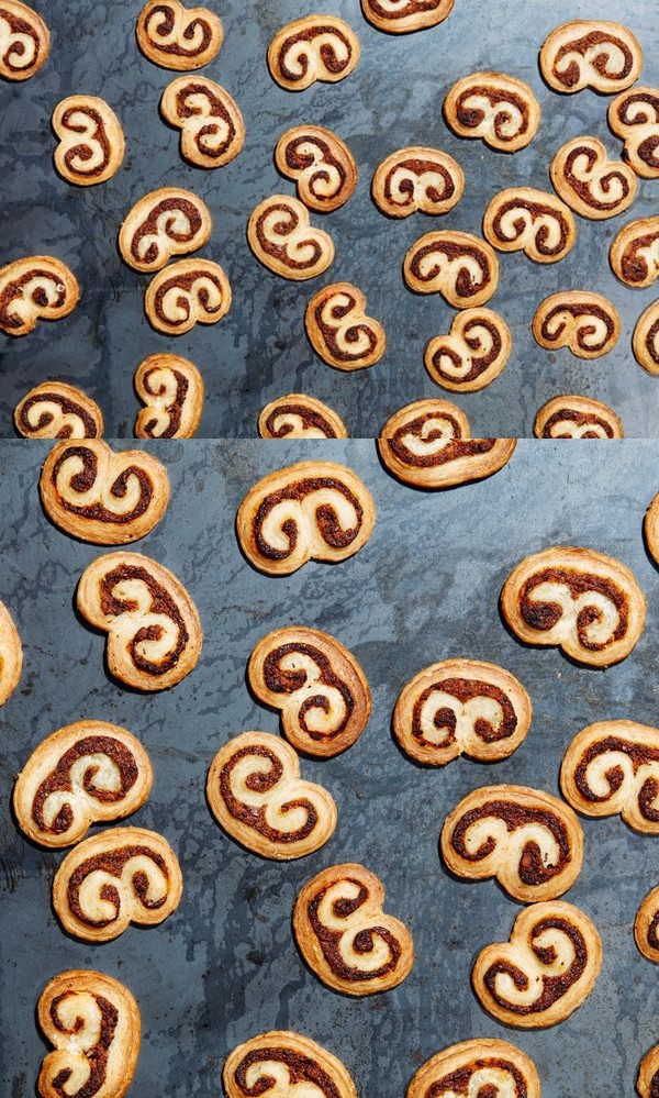 Savory Mushroom and Parmesan Palmiers