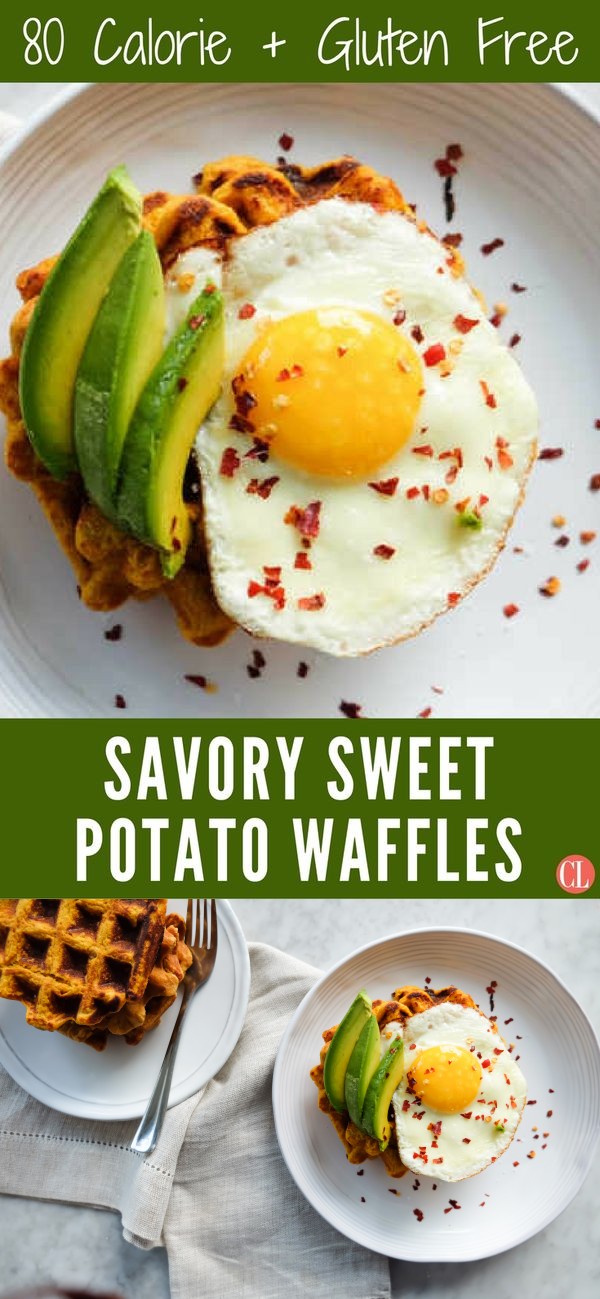 Savory Sweet Potato Waffles