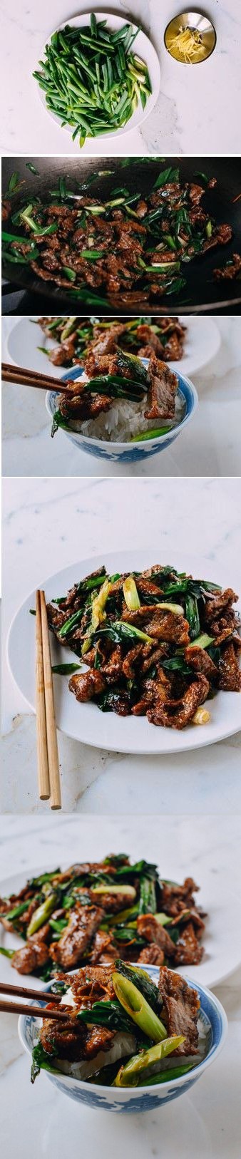 Scallion Beef Stir-fry