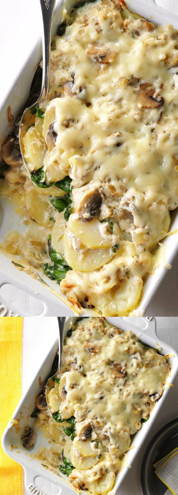 Scalloped Potatoes with Mushrooms