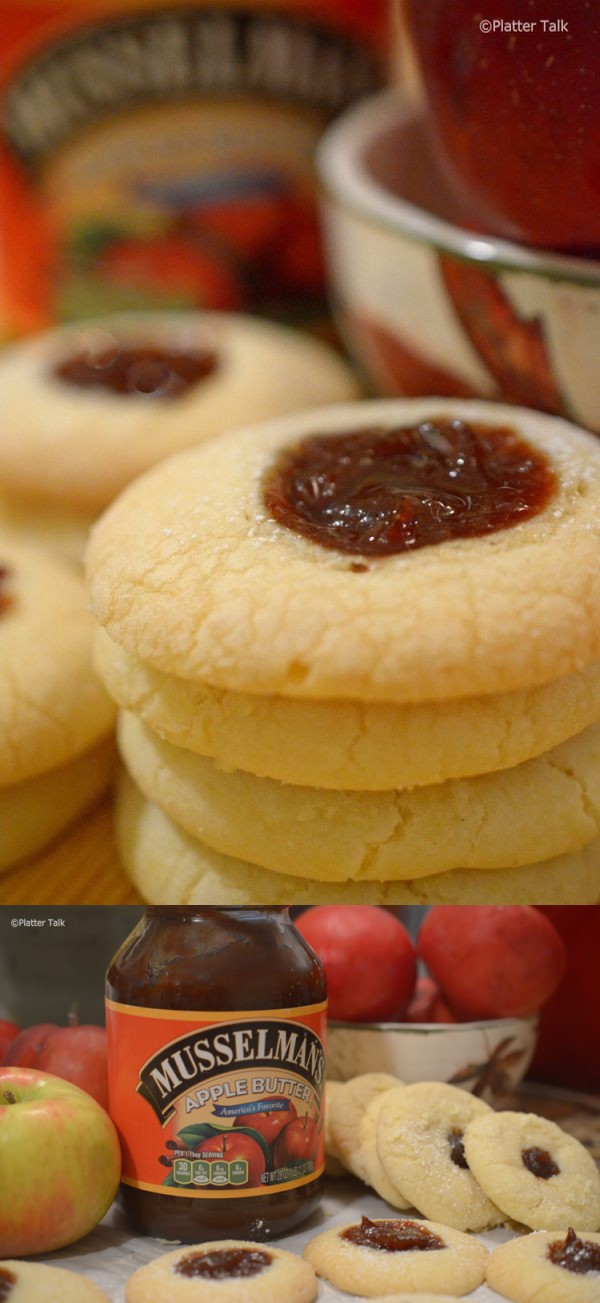 Scottish Tea Cookies with Apple Butter