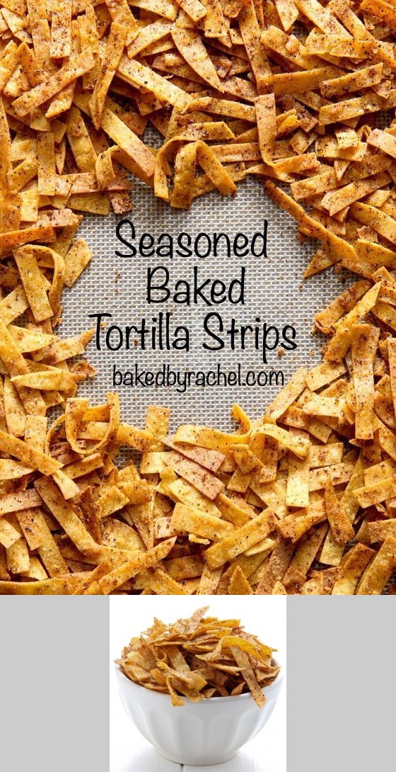 Seasoned Baked Tortilla Strips