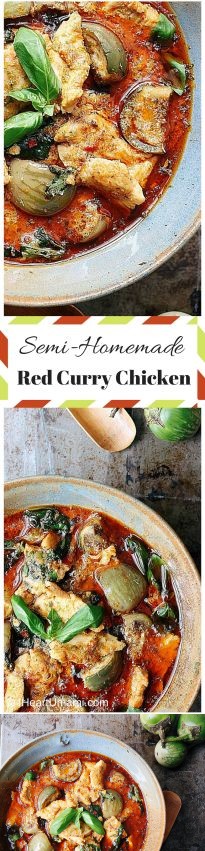 Semi-Homemade Red Curry Chicken