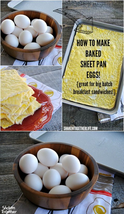 Sheet Pan Eggs – How to Cook 12 Eggs Quick