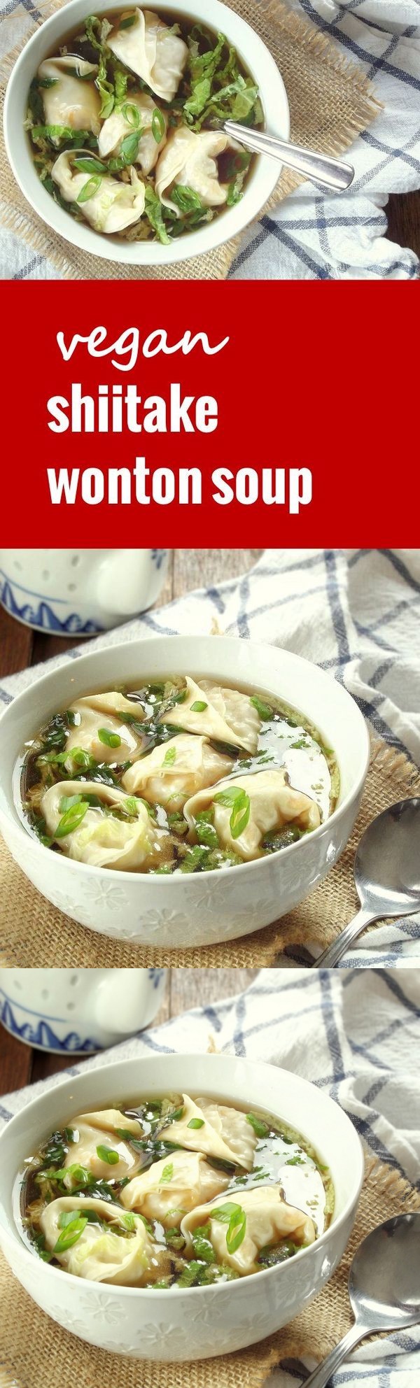 Shiitake Wonton Soup