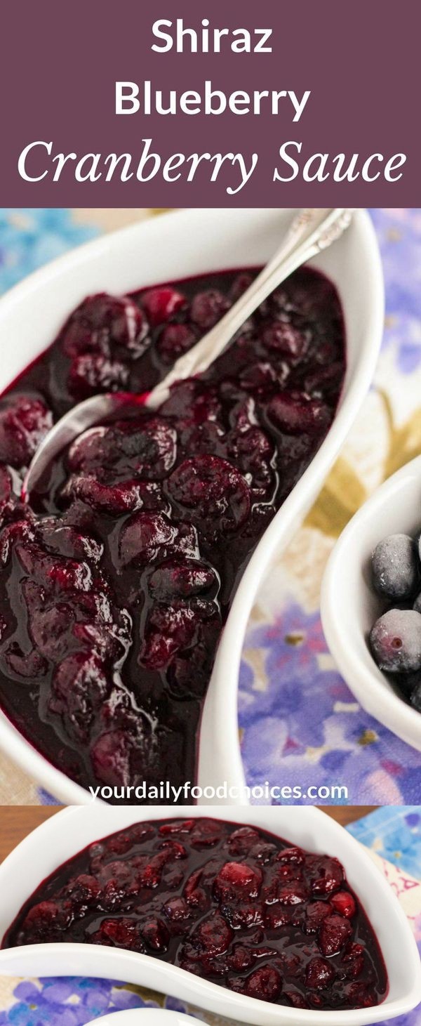 Shiraz Blueberry Cranberry Sauce