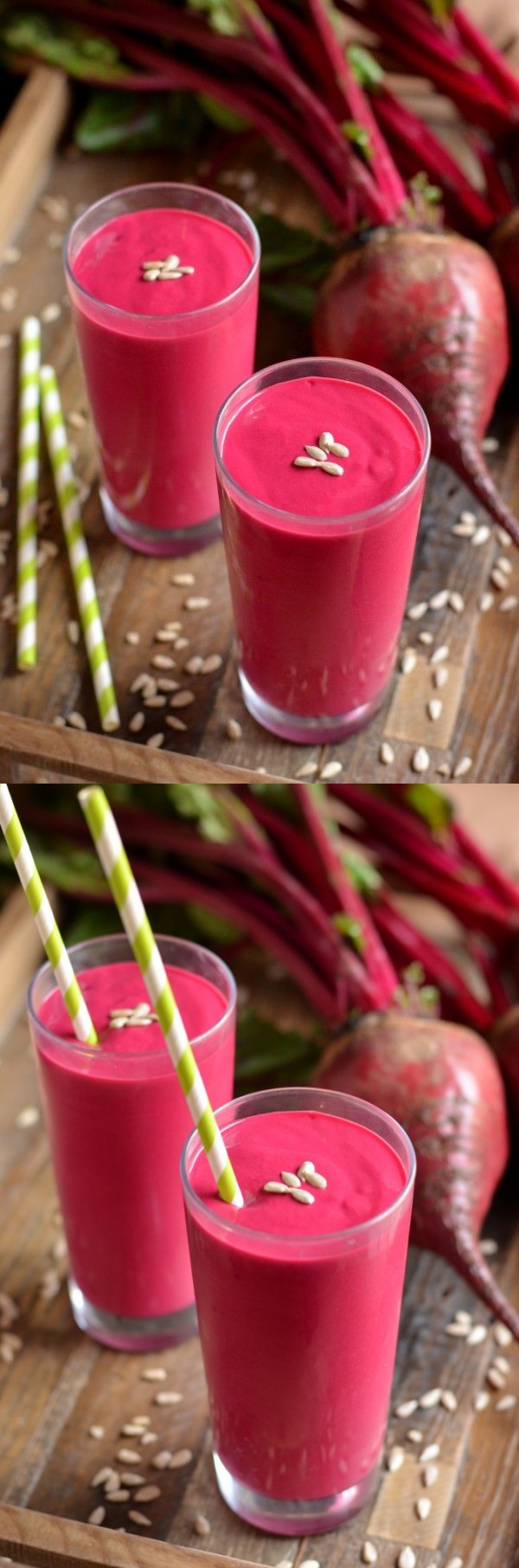 Shocking Pink SunButter Smoothie