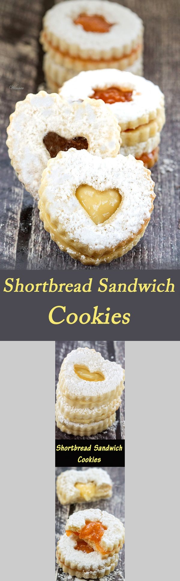 Shortbread Sandwich Cookies