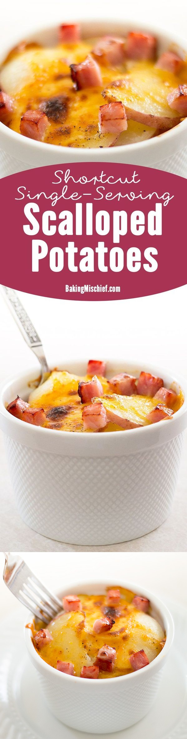 Shortcut Scalloped Potatoes for One