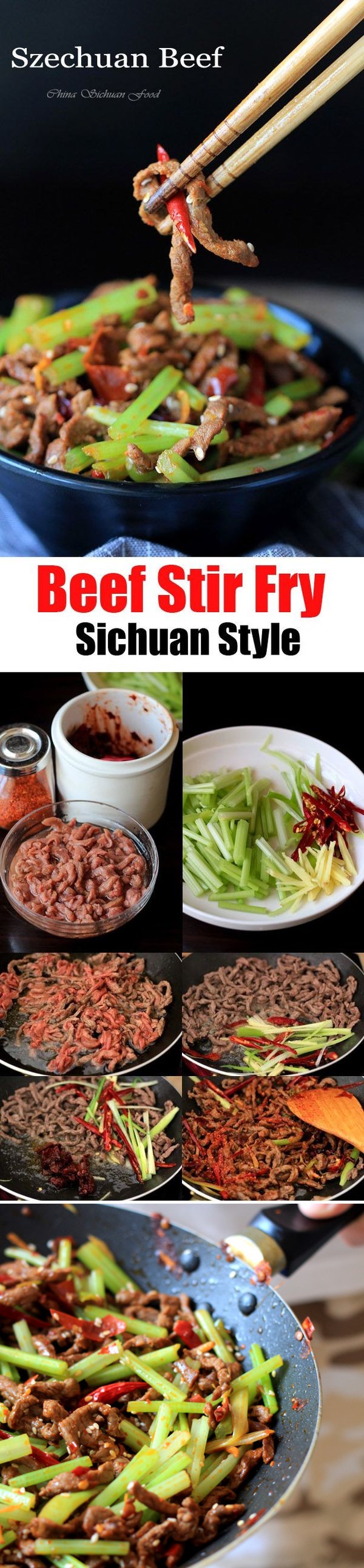 Shredded Beef Szechuan Style