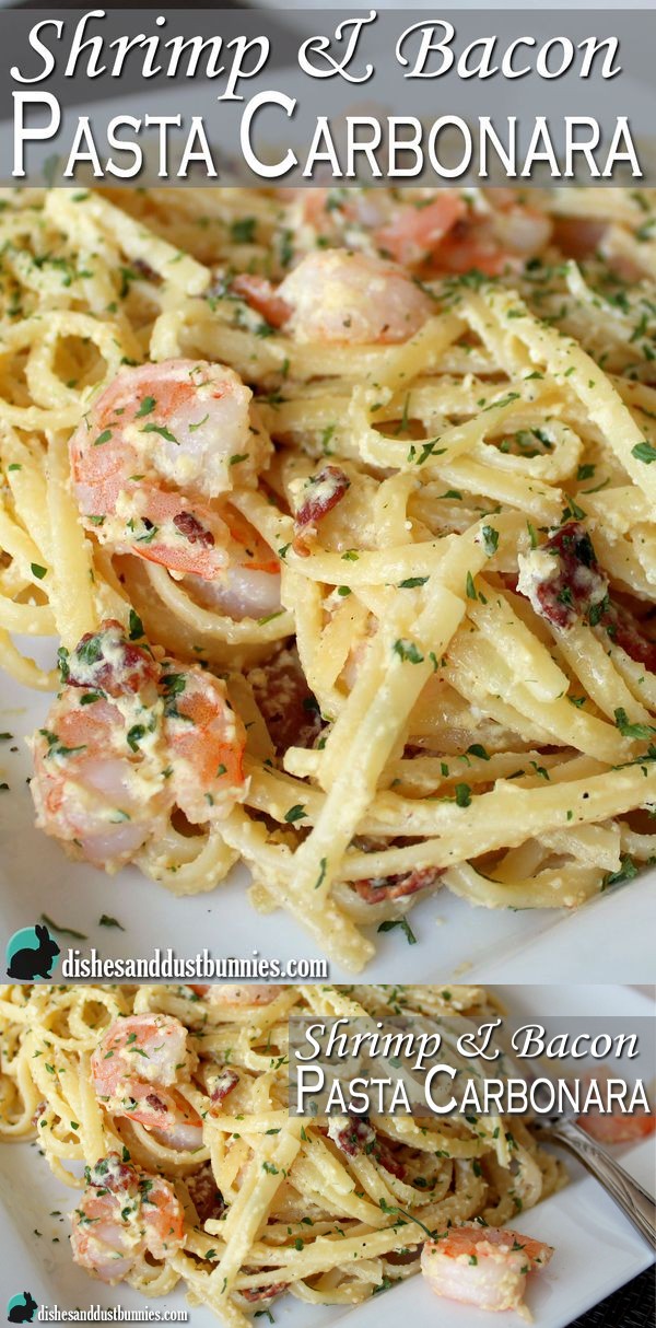 Shrimp and Bacon Pasta Carbonara