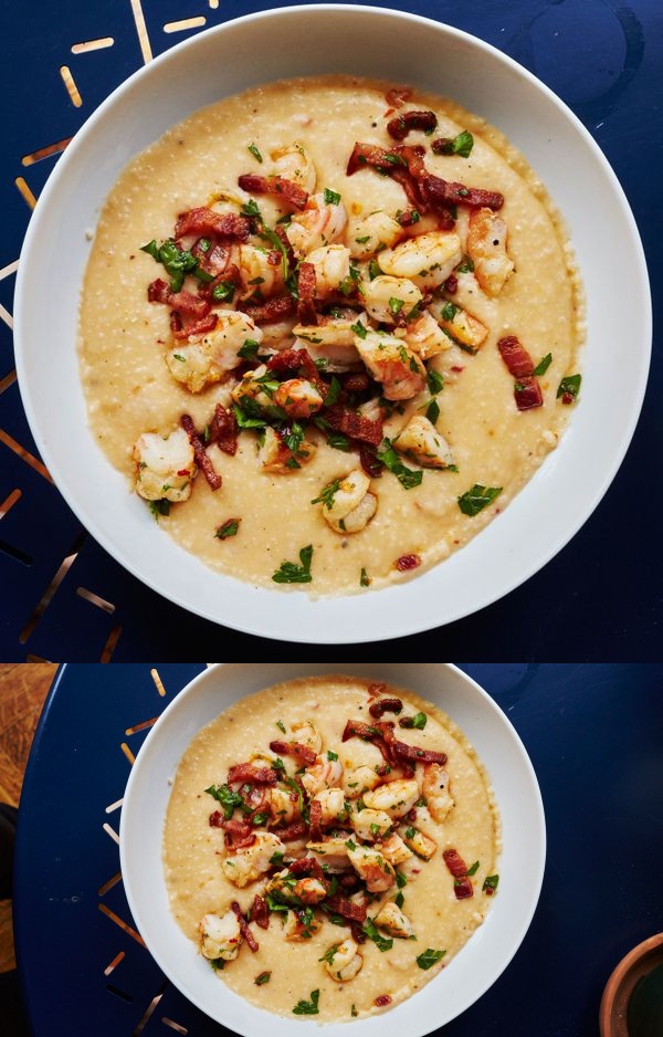 Shrimp and Pimiento Cheese Grits