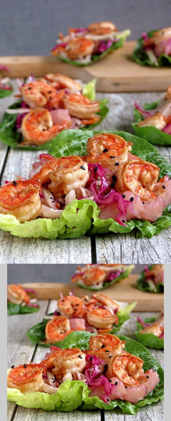 Shrimp Lettuce Wraps