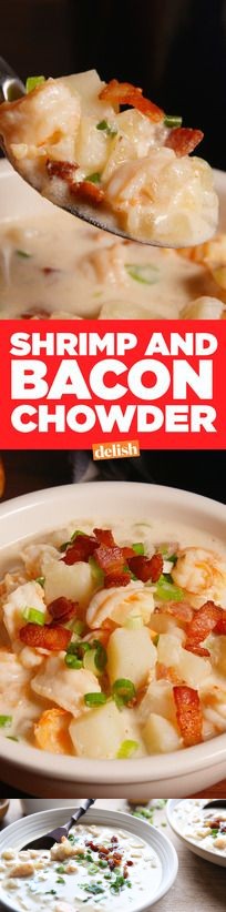 Shrimp 'n Bacon Chowder