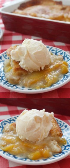 Simple Peach Cobbler