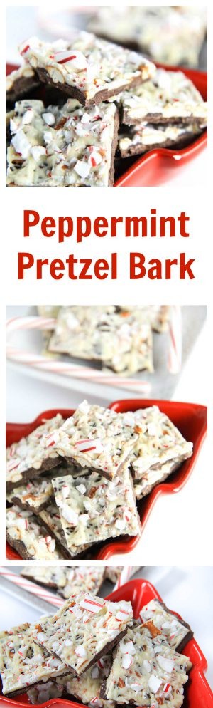 Simple saturday: peppermint pretzel bark