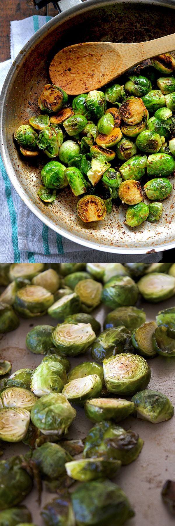 Simple Sauteed Brussels Sprouts