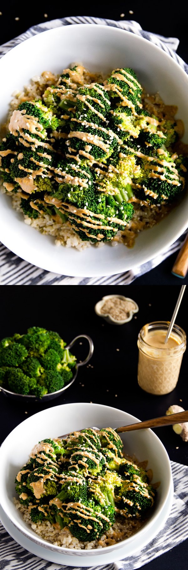 Simple Sesame-Ginger Broccoli Macro Bowl