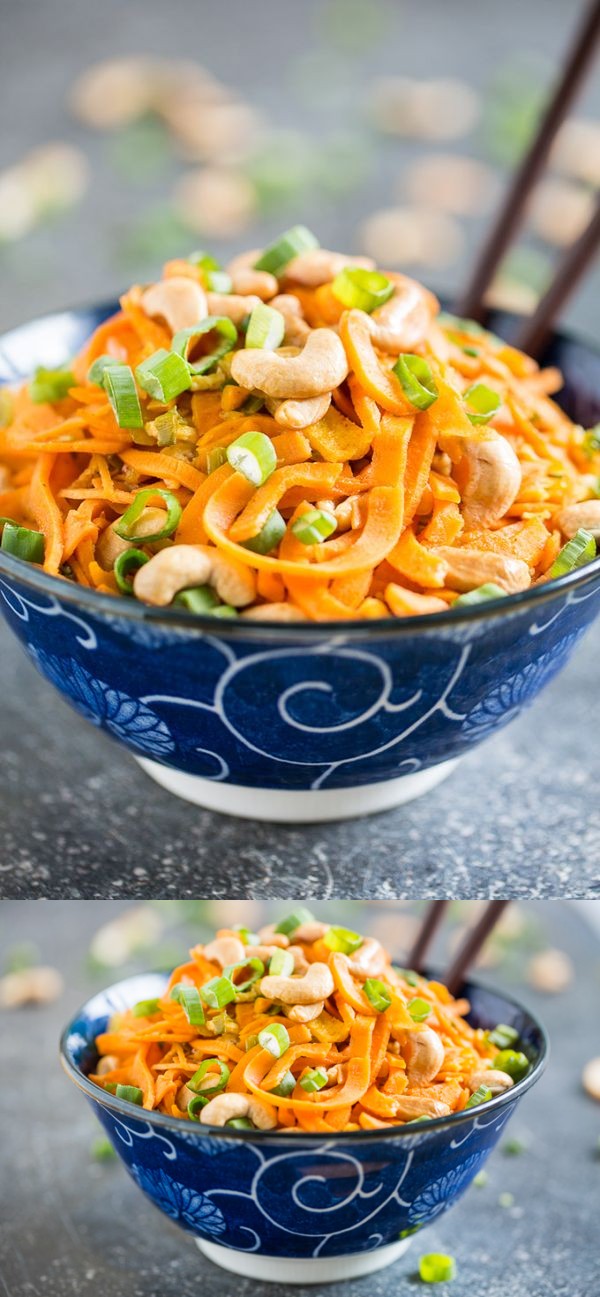 Simple Sweet Potato Noodle Pad Thai