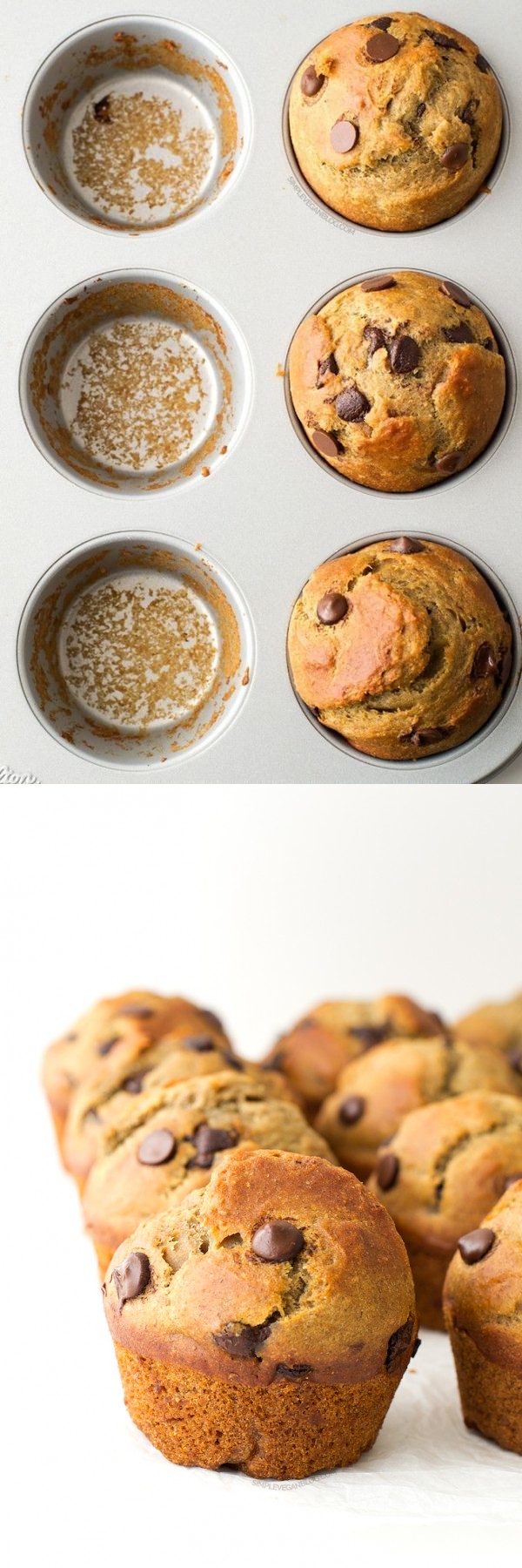 Simple Vegan Chocolate Chip Muffins