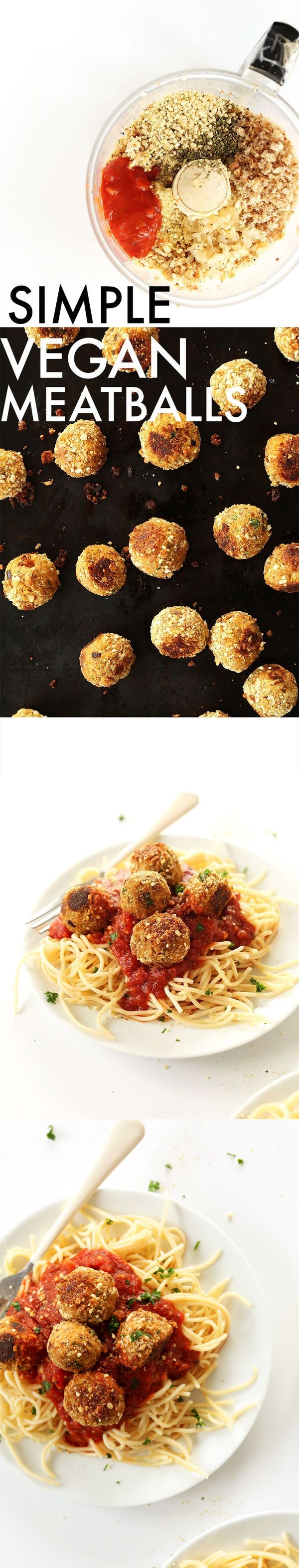 Simple Vegan Meatballs