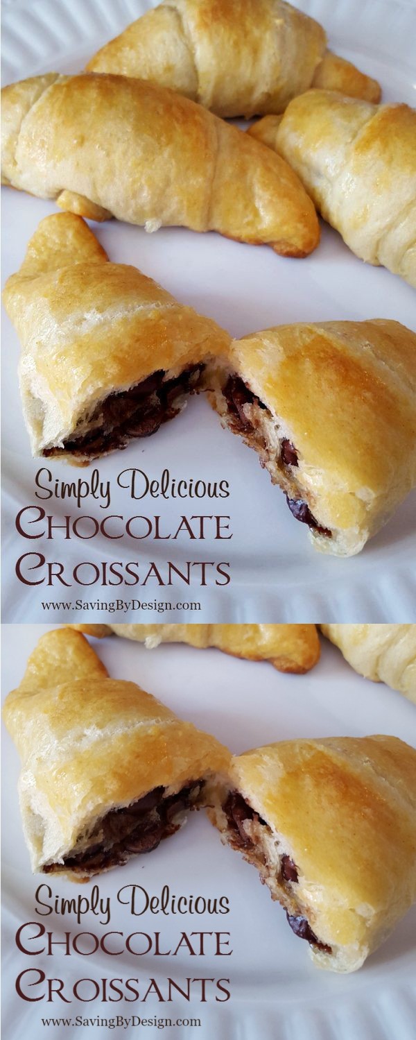 Simply Delicious Chocolate Croissants