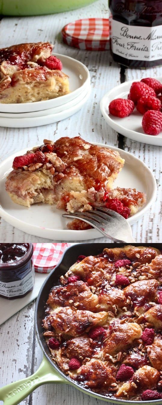 Skillet French Toast & Preserves Casserole