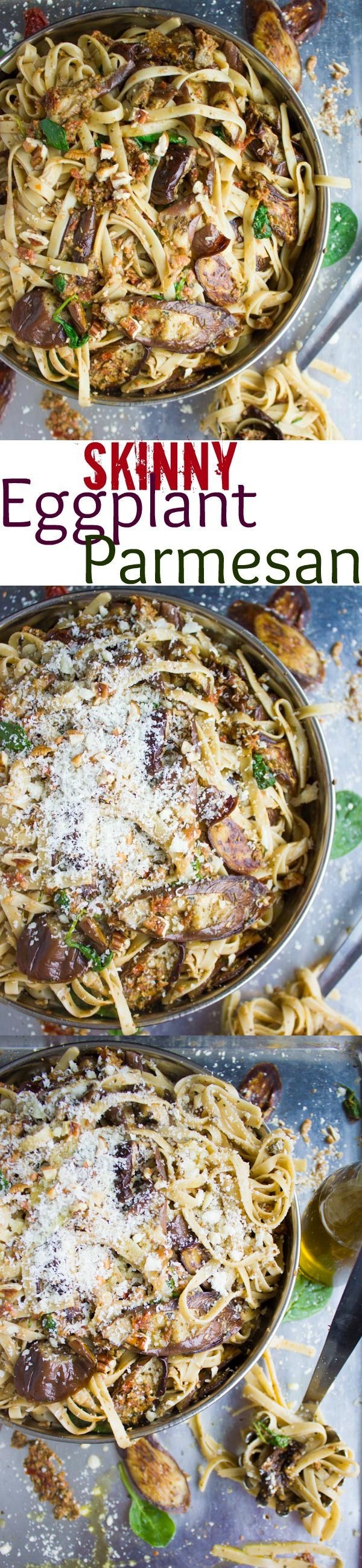 Skinny Eggplant Parmesan Pasta