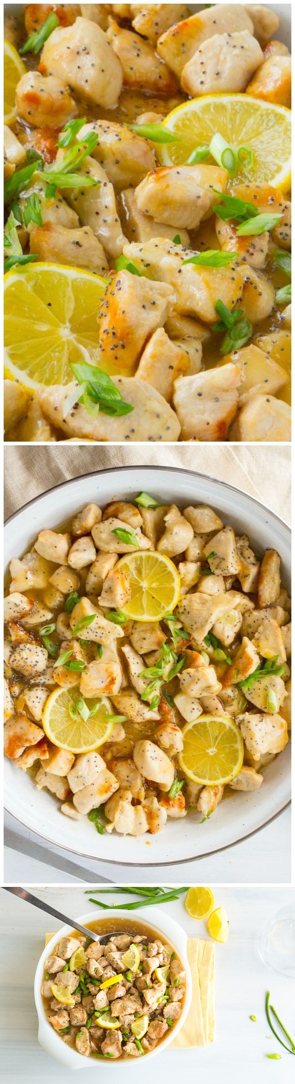 Skinny Lemon Chicken Skillet