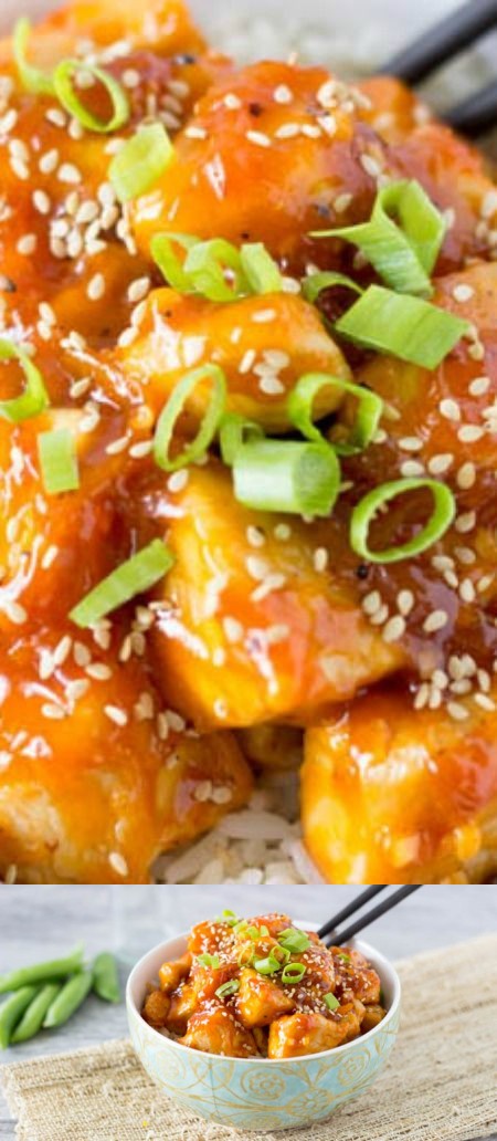 Skinny Orange Sesame Chicken