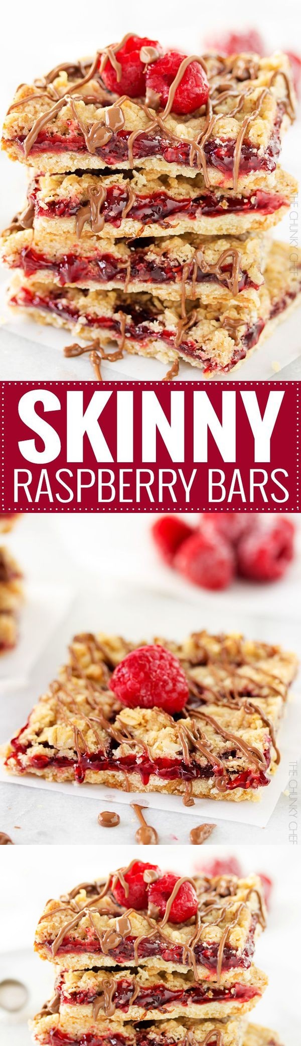 Skinny Raspberry Shortbread Bars