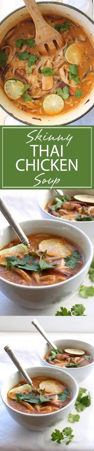 Skinny Thai Chicken Soup