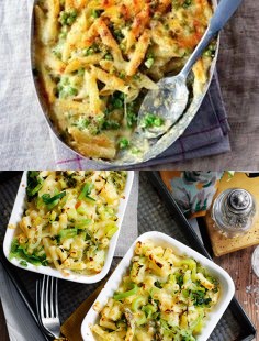 Slimming World's leek macaroni cheese