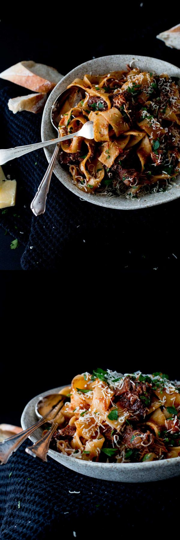 Slow Braised Beef Cheek Ragu with Parpadelle