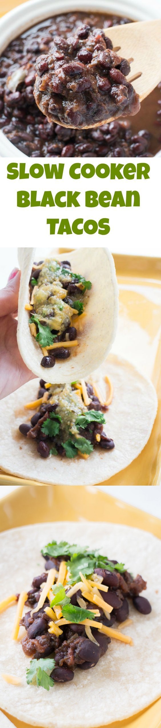 Slow Cooker Black Beans (Perfect for Tacos!