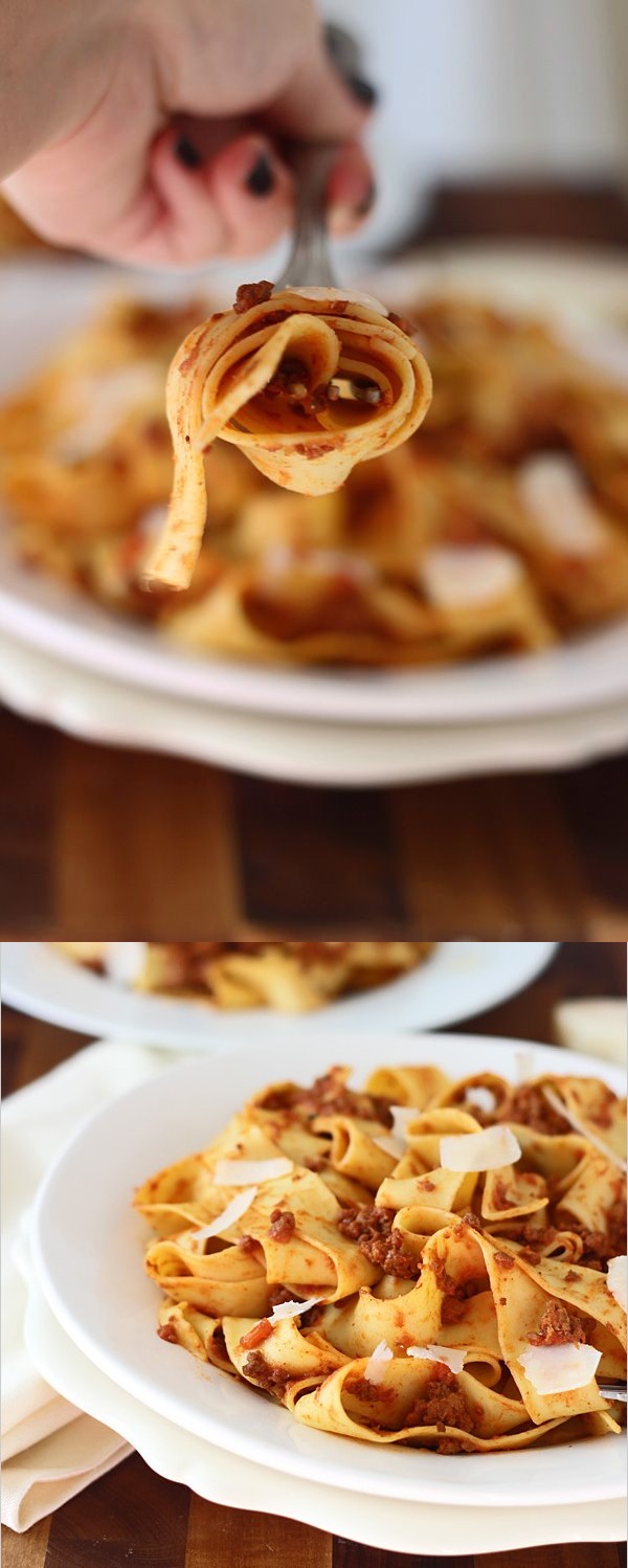 Slow-Cooker Bolognese Pappardelle