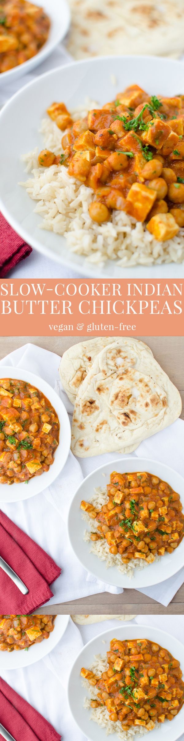 Slow Cooker Butter Chickpeas