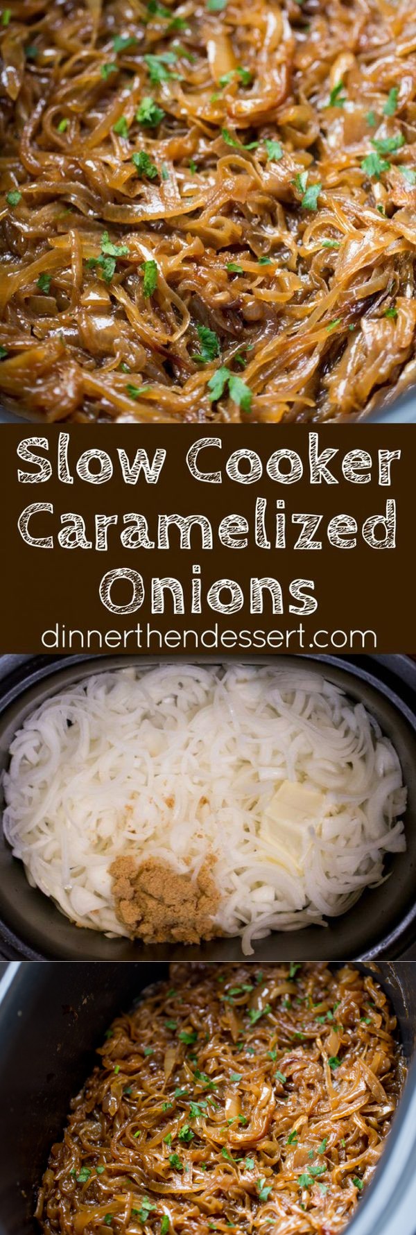 Slow Cooker Caramelized Onions