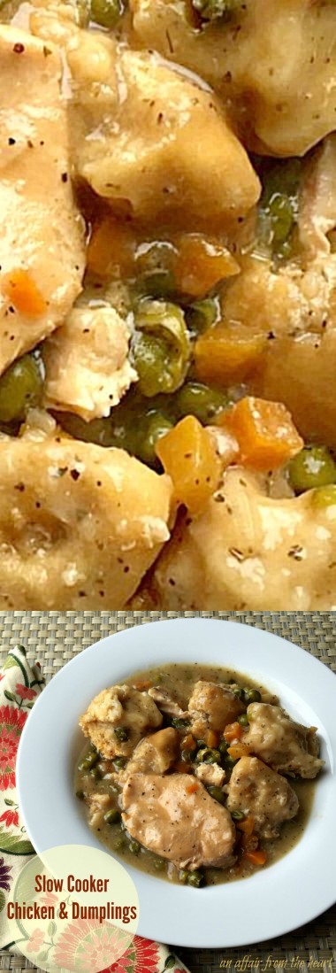 Slow Cooker Chicken & Dumplings