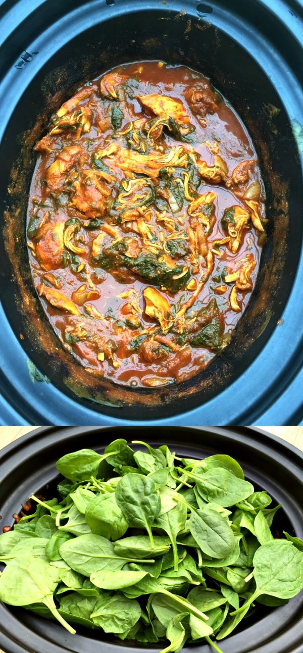 Slow Cooker Chicken Saag Curry