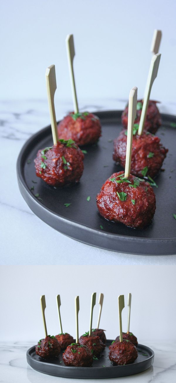 Slow Cooker Cranberry Chipotle Meatballs