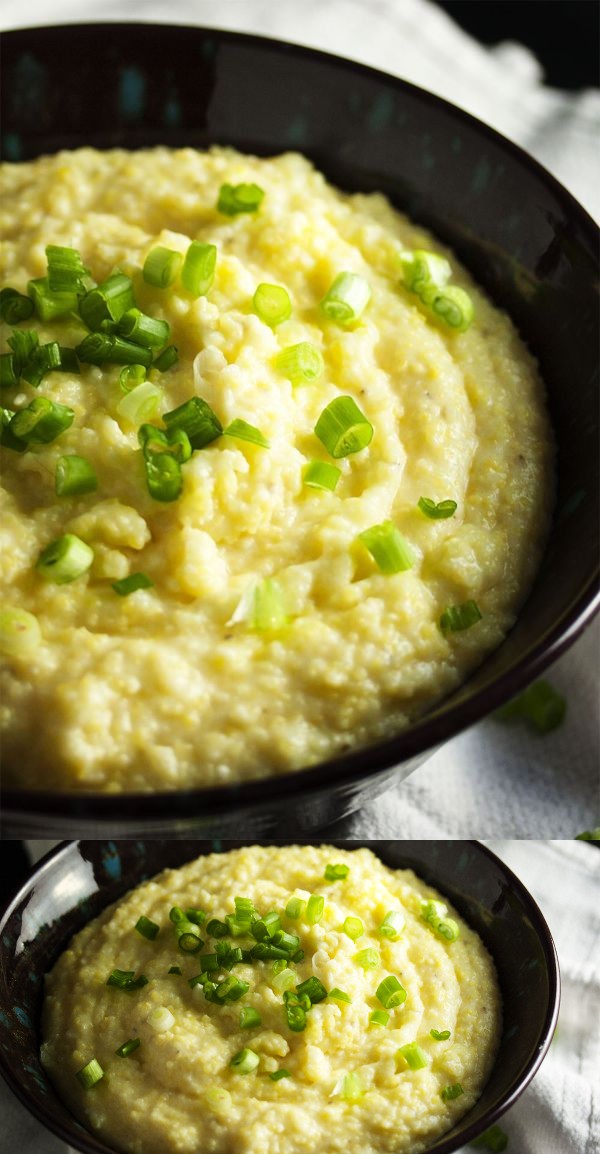 Slow Cooker Creamy Polenta