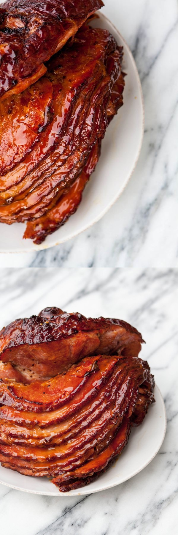 Slow Cooker Ham with Honey Marmalade Mustard Glaze