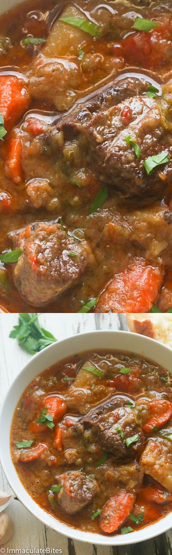 Slow cooker Jamaican Beef Stew