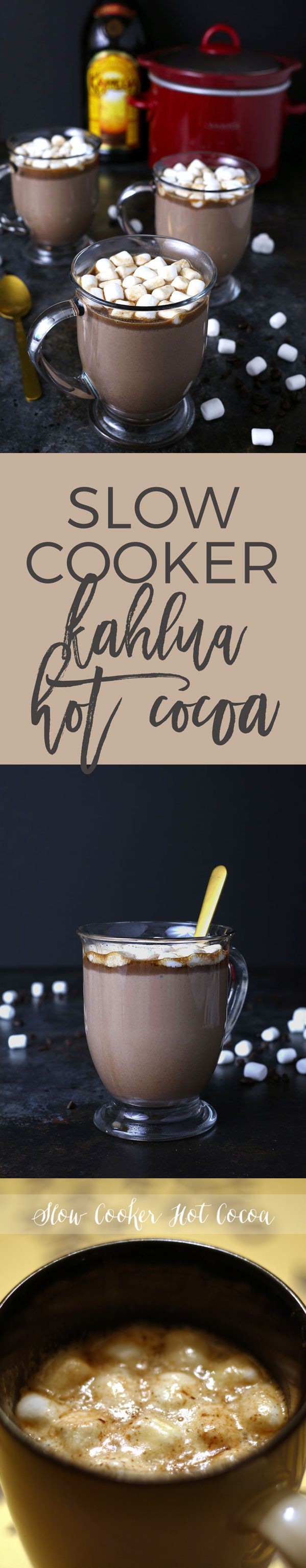 Slow Cooker Kahlua Hot Cocoa