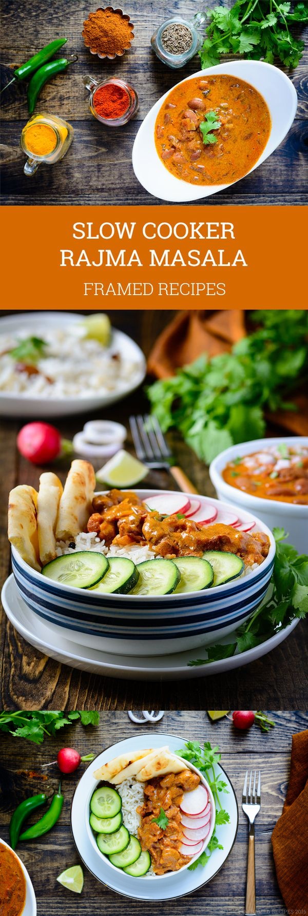 Slow Cooker Rajma Masala Bowl