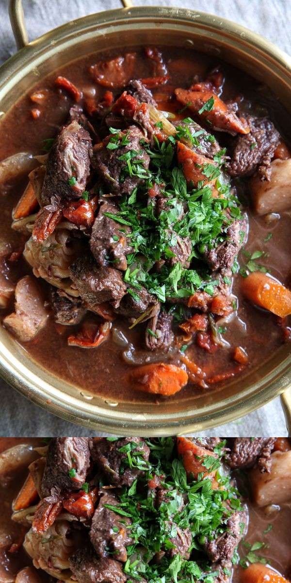 Slow-Cooker Red Wine Beef Stew